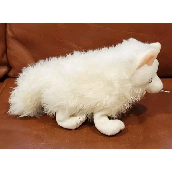 2002 TY Snocap Arctic Fox Dog Stuffed Animal Plush Toy Winter Home Decor - Picture 3 of 16